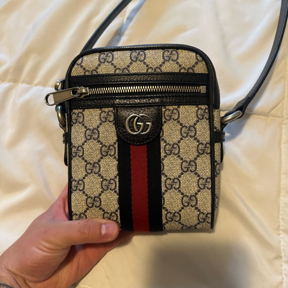 Men’s Ophida GG Small Messenger Bag